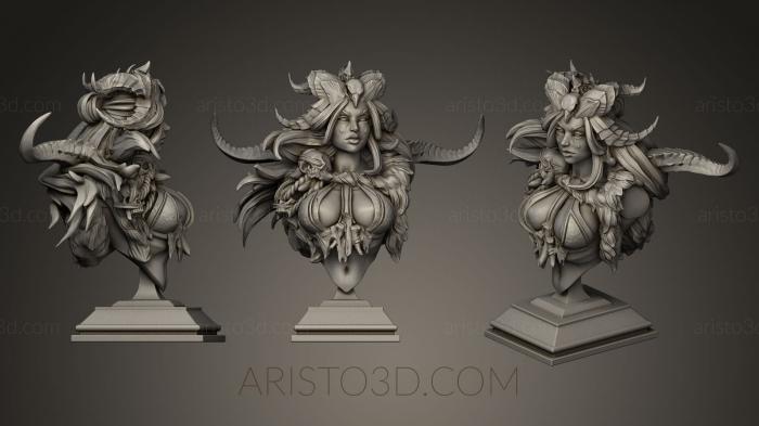 Busts of heroes and monsters (BUSTH_0066) 3D model for CNC machine